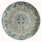 Luca Mosaic Matt Gourmet Flat Plate 21 cm , S-MT-LUCMZGRM21DZ