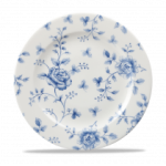 Rose Chintz Cranberry Plate 10.875"