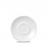White Cappuccino Saucer 6.25" Box 24