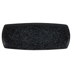 MENU SHADES CALDERA ASH FLAT RECTANGLE PLATE 14X7.