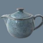 ELE RUSTIC BLUE TEAPOT & LID 0.50L