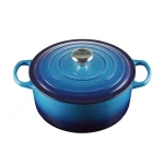 Iron Cast Casserole Blue Satin 28cm
