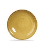 STONECAST MUSTARD EVOLVE COUPE PLATE 6.5" BOX 12