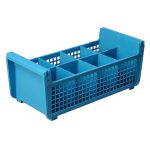 Flatware Basket without Handles  - Carlisle Blue-