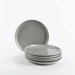 LISE GREY SALAD PLATE 8.1"/20.7CM
